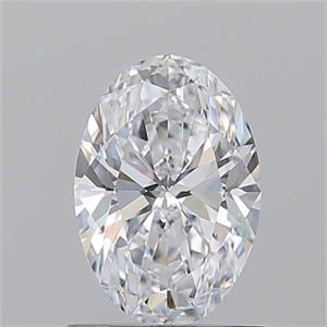 Picture of Natural Diamond 1.06 Carats, Oval with  Cut, D Color, VS1 Clarity and Certified by GIA