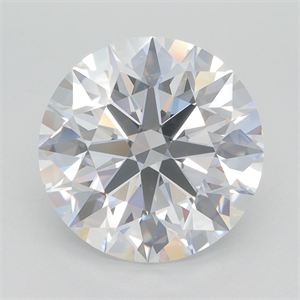 Picture of Lab Grown Diamond 6.17 Carats, Round with Excellent Cut, E Color, VVS1 Clarity and Certified by GIA