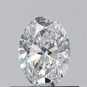Picture of Natural Diamond 0.50 Carats, Oval with  Cut, D Color, VS2 Clarity and Certified by GIA