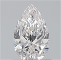 Natural Diamond 0.75 Carats, Pear with  Cut, E Color, VVS1 Clarity and Certified by GIA
