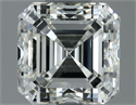 Natural Diamond 1.00 Carats, Asscher with  Cut, I Color, VVS2 Clarity and Certified by IGI