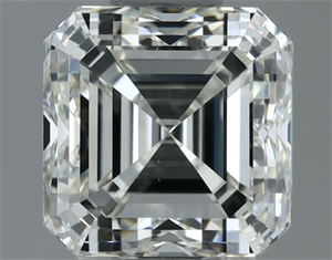 Picture of Natural Diamond 1.00 Carats, Asscher with  Cut, I Color, VVS2 Clarity and Certified by IGI