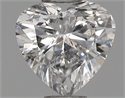 Natural Diamond 0.39 Carats, Heart with  Cut, E Color, SI2 Clarity and Certified by IGI