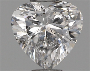 Foto Diamante Natural 0.39 quilates, Corazón , Color E, claridad SI2 y certificado IGI de