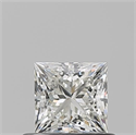 Diamante Natural 0.60 quilates, Princesa , Color I, claridad VS1 y certificado GIA