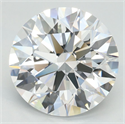 Lab Grown Diamond 3.04 Carats, Round with Ideal Cut, D Color, IF Clarity and Certified by IGI