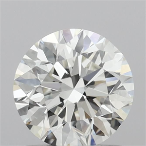 Picture of Natural Diamond 0.90 Carats, Round with Excellent Cut, H Color, VVS2 Clarity and Certified by IGI