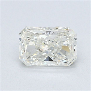 Picture of Natural Diamond 0.71 Carats, Radiant with  Cut, J Color, SI1 Clarity and Certified by GIA