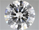 Lab Grown Diamond 7.02 Carats, Round with Excellent Cut, F Color, VVS2 Clarity and Certified by IGI