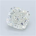 Diamante Natural 0.90 quilates, Del cojín , Color J, claridad SI1 y certificado GIA