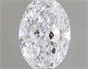 Diamante Natural 0.41 quilates, Ovalado , Color D, claridad SI1 y certificado GIA