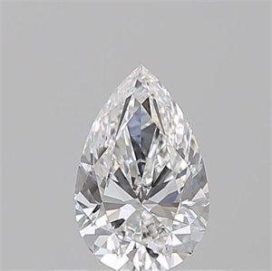 Foto Diamante Natural 0.50 quilates, De pera , Color E, claridad VVS1 y certificado GIA de