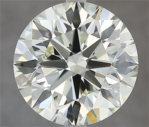 Picture of Natural Diamond 3.70 Carats, Round with Excellent Cut, M Color, VVS1 Clarity and Certified by GIA