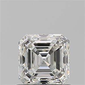 Foto Diamante Natural 0.90 quilates, Asscher , Color I, claridad VVS2 y certificado GIA de