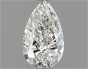 Natural Diamond 0.90 Carats, Pear with  Cut, E Color, VVS2 Clarity and Certified by GIA
