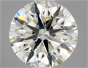 Natural Diamond 0.80 Carats, Round with Excellent Cut, L Color, SI1 Clarity and Certified by GIA
