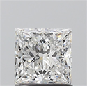 Natural Diamond 1.02 Carats, Princess with  Cut, E Color, VVS2 Clarity and Certified by GIA