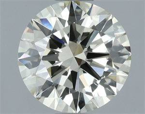 Picture of Natural Diamond 1.50 Carats, Round with Excellent Cut, N Color, VS1 Clarity and Certified by IGI