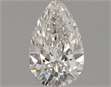 Natural Diamond 0.50 Carats, Pear with  Cut, G Color, SI2 Clarity and Certified by GIA