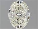 Natural Diamond 1.50 Carats, Oval with  Cut, L Color, VS1 Clarity and Certified by GIA