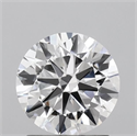 Lab Grown Diamond 1.50 Carats, Round with Excellent Cut, D Color, VVS2 Clarity and Certified by IGI
