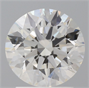 Natural Diamond 2.15 Carats, Round with Excellent Cut, H Color, VS2 Clarity and Certified by GIA