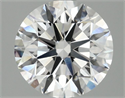 Lab Grown Diamond 2.56 Carats, Round with Excellent Cut, F Color, VS1 Clarity and Certified by IGI