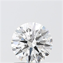 Lab Grown Diamond 1.02 Carats, Round with Ideal Cut, D Color, VS1 Clarity and Certified by IGI