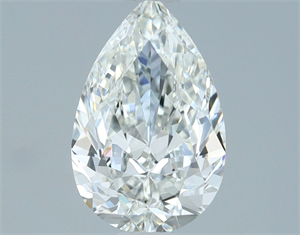 Picture of Natural Diamond 1.01 Carats, Pear with  Cut, H Color, VVS2 Clarity and Certified by IGI
