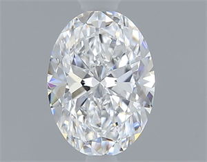 Picture of Natural Diamond 0.40 Carats, Oval with  Cut, D Color, VS2 Clarity and Certified by GIA