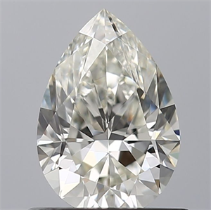 Picture of Natural Diamond 0.80 Carats, Pear with  Cut, H Color, VVS1 Clarity and Certified by IGI
