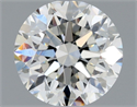 Natural Diamond 0.71 Carats, Round with Very Good Cut, H Color, VVS2 Clarity and Certified by GIA