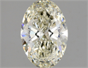 Natural Diamond 1.30 Carats, Oval with  Cut, K Color, VVS2 Clarity and Certified by GIA