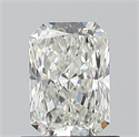 Natural Diamond 0.90 Carats, Radiant with  Cut, I Color, SI1 Clarity and Certified by GIA