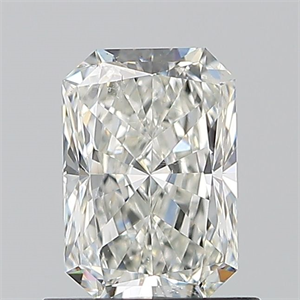 Picture of Natural Diamond 0.90 Carats, Radiant with  Cut, I Color, SI1 Clarity and Certified by GIA