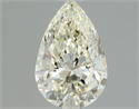 Natural Diamond 0.91 Carats, Pear with  Cut, K Color, VVS1 Clarity and Certified by GIA