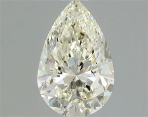 Picture of Natural Diamond 0.91 Carats, Pear with  Cut, K Color, VVS1 Clarity and Certified by GIA