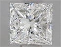 Natural Diamond 0.52 Carats, Princess with  Cut, G Color, VVS2 Clarity and Certified by GIA