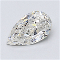 Natural Diamond 2.02 Carats, Pear with  Cut, G Color, SI2 Clarity and Certified by GIA