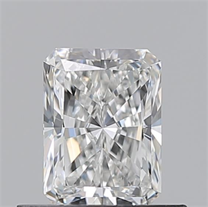 Foto Diamante Natural 0.57 quilates, Radiante , Color F, claridad VS2 y certificado GIA de