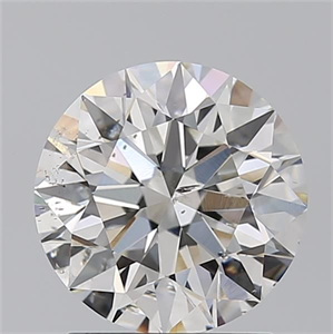 Foto Diamante Natural 1.80 quilates, Redondo , Color H, claridad SI2 y certificado GIA de