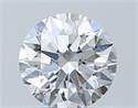 Diamante Natural 0.71 quilates, Redondo , Color D, claridad SI2 y certificado GIA