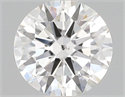 Natural Diamond 0.73 Carats, Round with Excellent Cut, H Color, SI2 Clarity and Certified by GIA