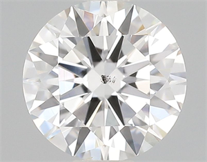 Picture of Natural Diamond 0.73 Carats, Round with Excellent Cut, H Color, SI2 Clarity and Certified by GIA