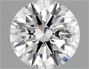 Lab Grown Diamond 2.01 Carats, Round with Ideal Cut, D Color, VVS2 Clarity and Certified by IGI