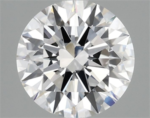Picture of Lab Grown Diamond 2.01 Carats, Round with Ideal Cut, D Color, VVS2 Clarity and Certified by IGI