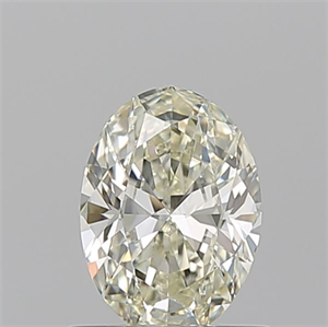 Picture of Natural Diamond 0.75 Carats, Oval with  Cut, L Color, VVS1 Clarity and Certified by GIA
