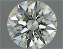 Natural Diamond 1.08 Carats, Round with Excellent Cut, M Color, VVS1 Clarity and Certified by GIA