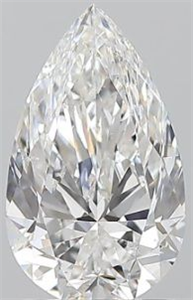 Foto Diamante Natural 1.51 quilates, De pera , Color E, claridad SI1 y certificado GIA de