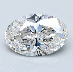 Picture of Natural Diamond 3.01 Carats, Oval with  Cut, H Color, VS1 Clarity and Certified by GIA